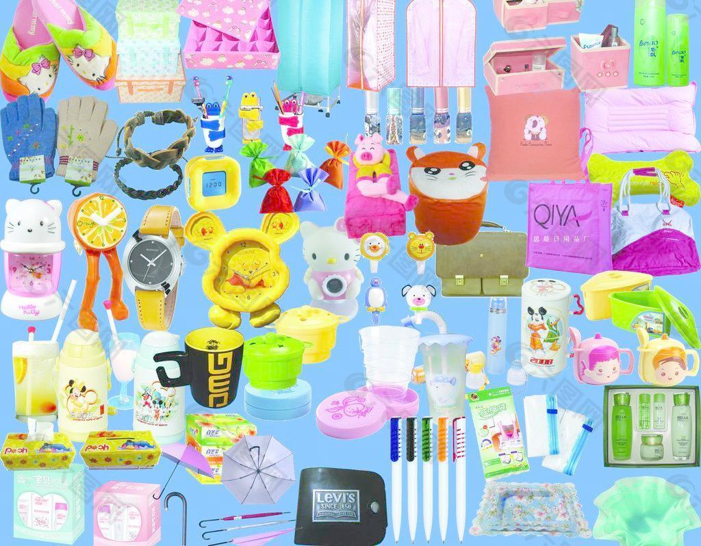 钟祥中百广场店开业前日用品陈列实景